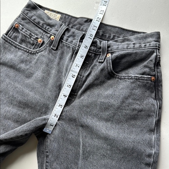 Levi’s 501 90s Jeans Faded Black Mid Rise Loose - Picture 12 of 16